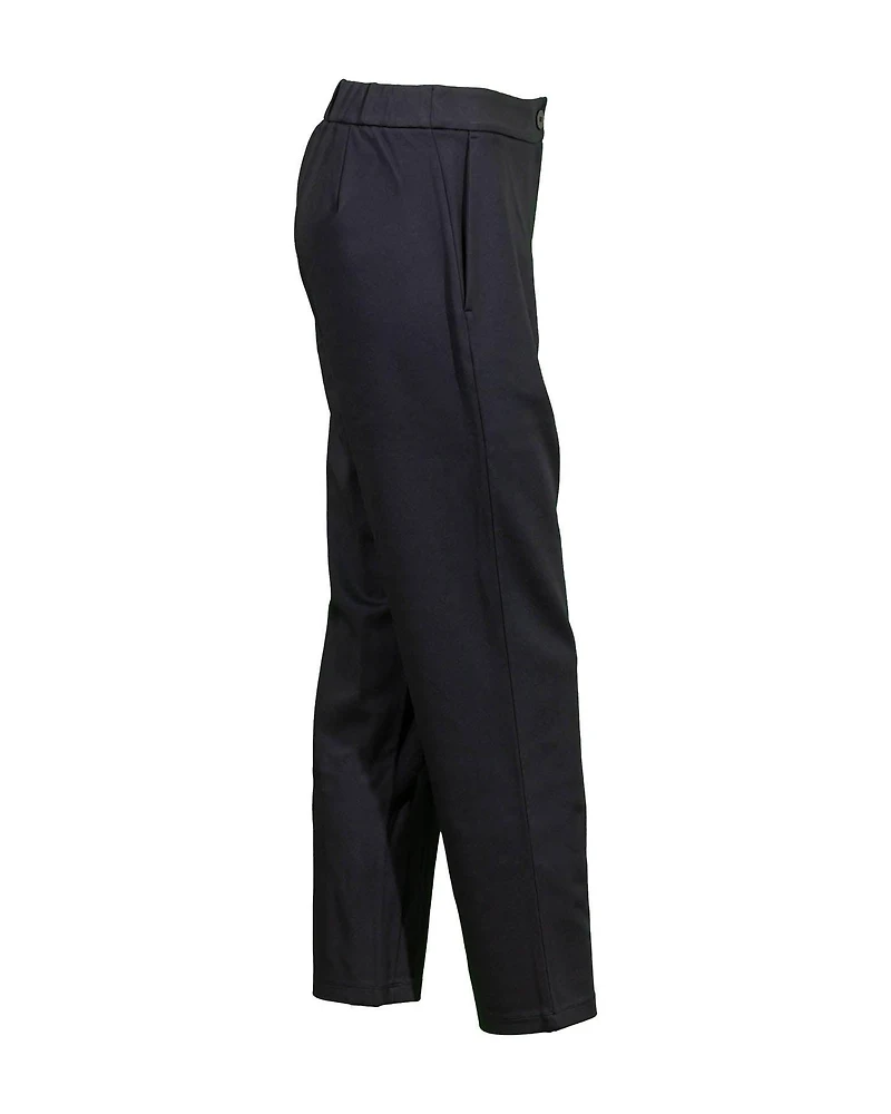 Eileen Fisher Flex Ponte Slouchy Ankle Pant Black
