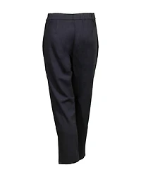 Eileen Fisher Flex Ponte Slouchy Ankle Pant Black