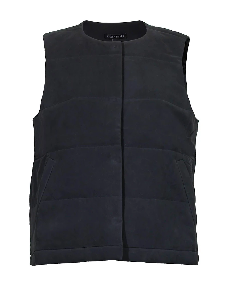 Fuji Silk Quilted Vest