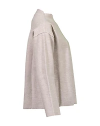 Eileen Fisher Funnel Neck Wool Box Top