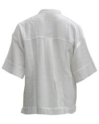Gauze Button Down