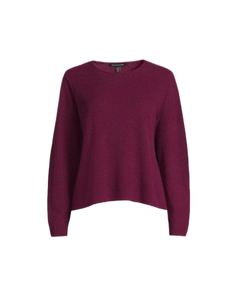 Eileen Fisher Jewel Neck Pullover Sweater