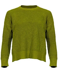 Knit Crew Neck Sweater Multigreen