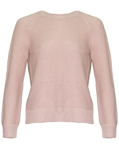 Knit Crew Neck Sweater Powder