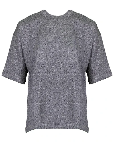Melange Crew Neck Top