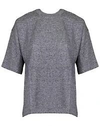 Melange Crew Neck Top