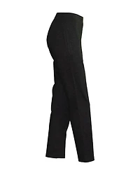 Melange Ponte Slim Ankle Pant