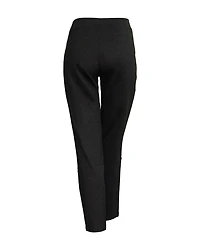 Melange Ponte Slim Ankle Pant
