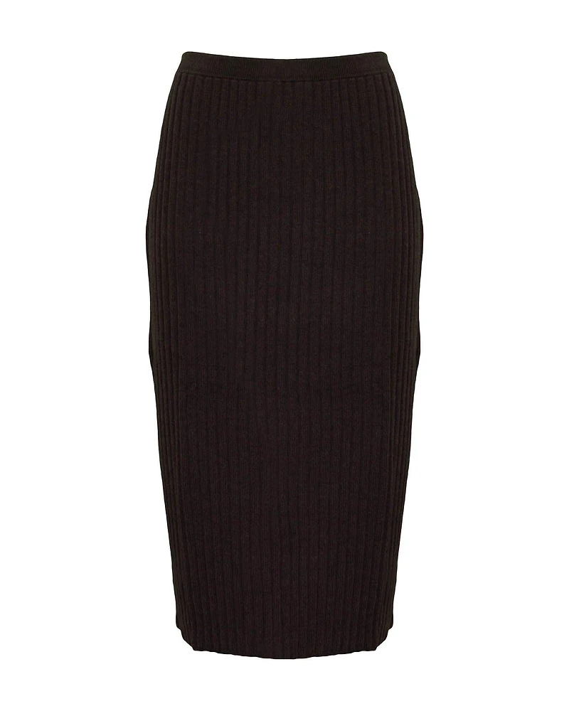 Merino Wool Pencil Skirt