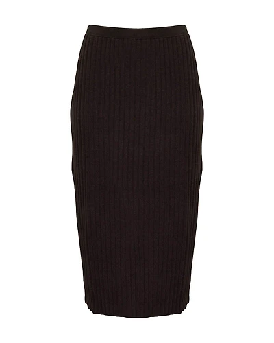 Merino Wool Pencil Skirt