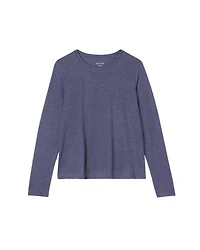 Eileen Fisher Organic Linen Jersey Long Sleeve Top