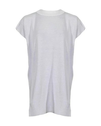 Eileen Fisher Peruvian Mock Neck Boxy Top