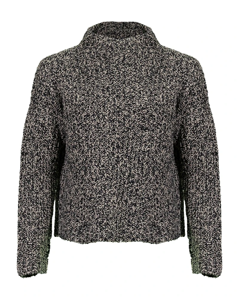 Eileen Fisher Peruvian Organic Cotton Boucle Box Top
