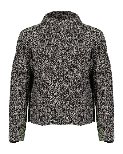 Eileen Fisher Peruvian Organic Cotton Boucle Box Top