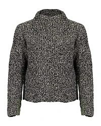 Eileen Fisher Peruvian Organic Cotton Boucle Box Top