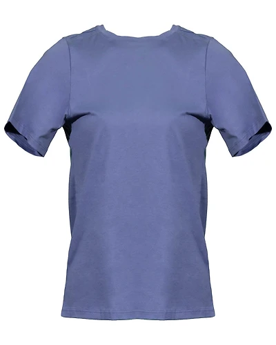 Eileen Fisher Pima Cotton Tee Periwinkle