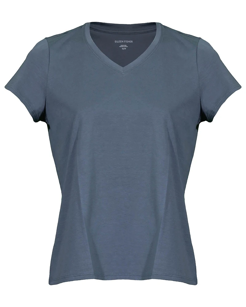 Eileen Fisher Pima V-Neck Tee