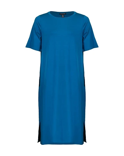Eileen Fisher Round Neck Pull On Dress