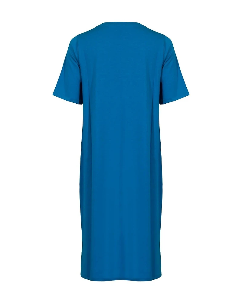 Eileen Fisher Round Neck Pull On Dress