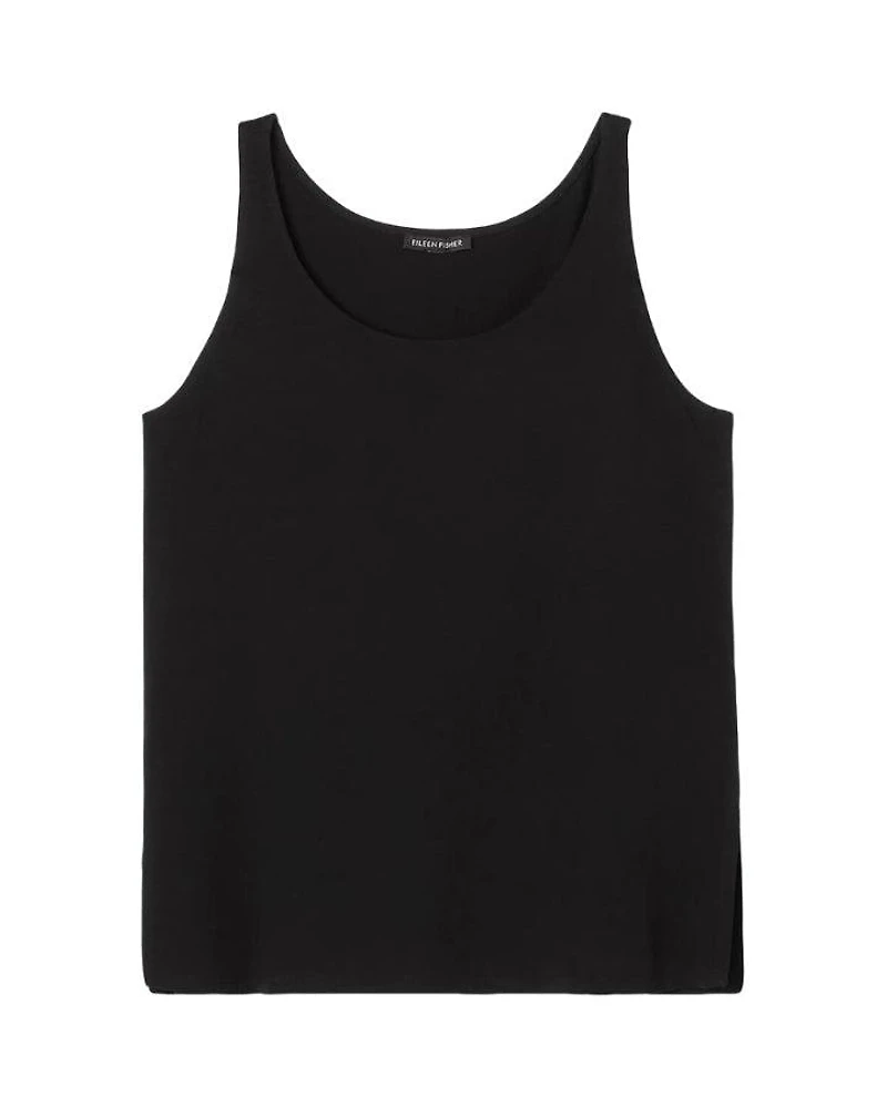 Eileen Fisher Scoop Neck Jersey Tank Top