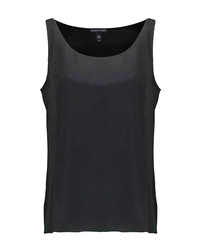 Scoop Neck Tank Black