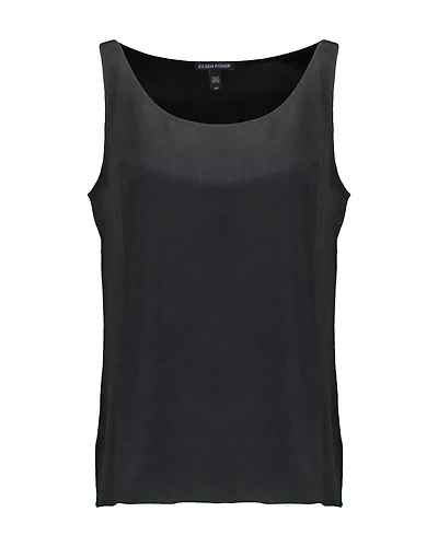 Scoop Neck Tank Black