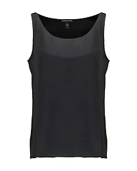 Scoop Neck Tank Black