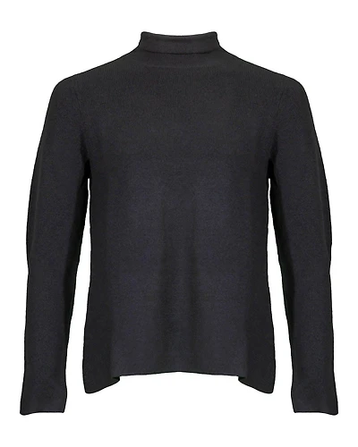 Eileen Fisher Scrunch Neck Fine Wool Pullover