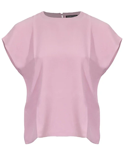 Eileen Fisher Silk Crepe Box Top