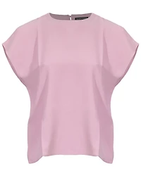 Eileen Fisher Silk Crepe Box Top