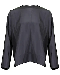 Eileen Fisher Silk Crew Neck Top