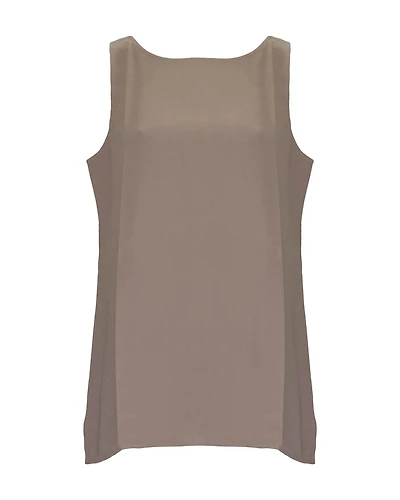 Silk Georgette Long Shell Barley