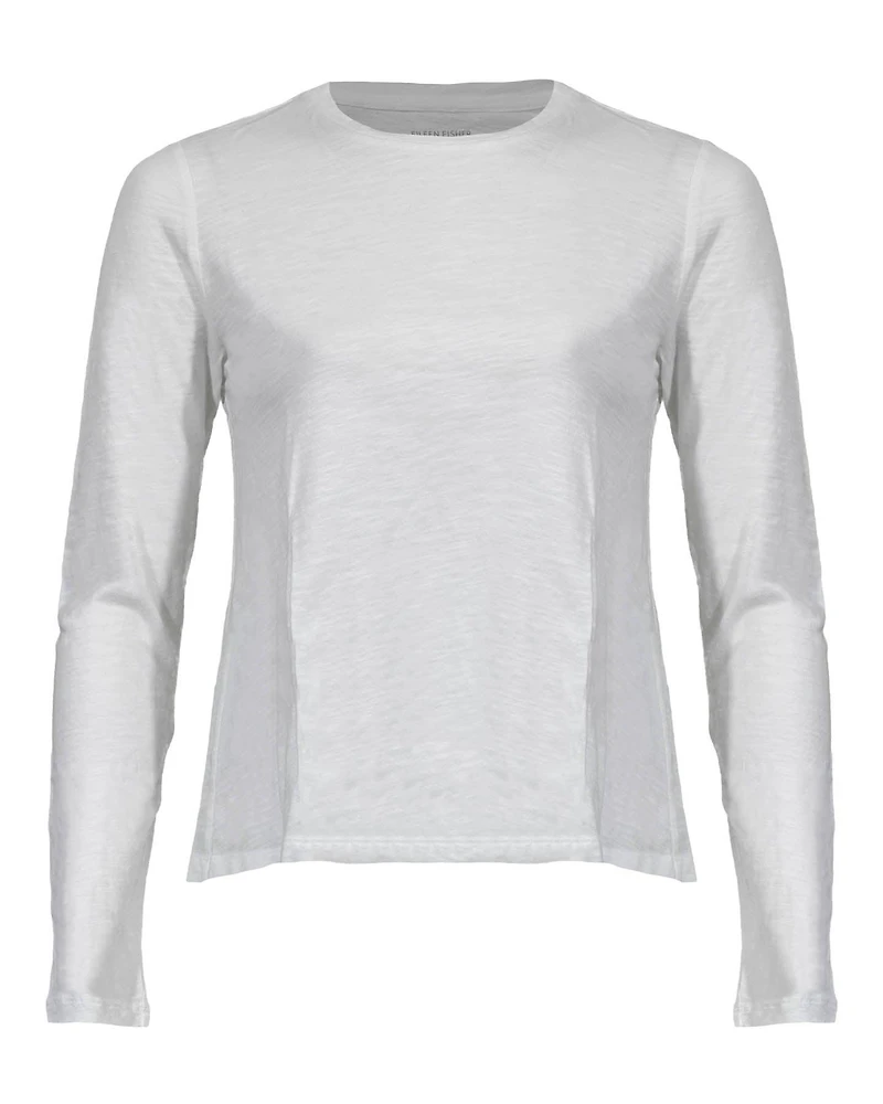 Eileen Fisher Slub Long Sleeve Tee