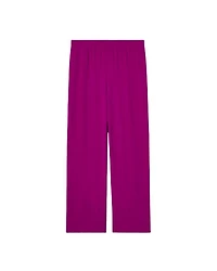 Straight Ankle Silk Georgette Pant