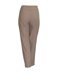 Stretch Crepe Ankle Pant Barley