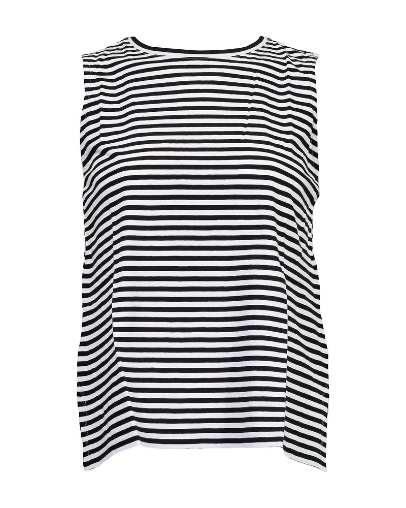 Stripe Boxy Tank Top