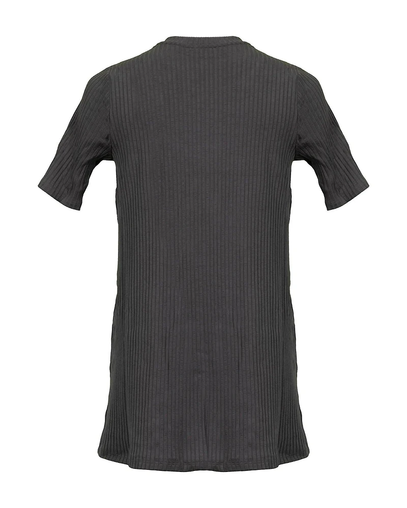 Tencel Rib Tunic Bark