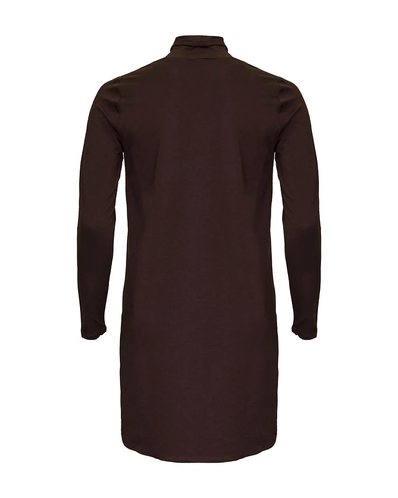 Tencel Scrunch Neck Tunic