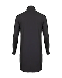 Eileen Fisher Tencel Scrunch Neck Tunic Black