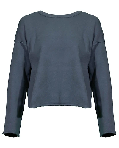 Eileen Fisher Terry Box Top Eucalyptus