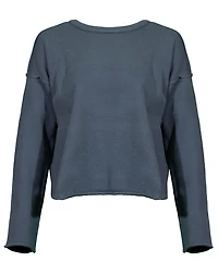 Eileen Fisher Terry Box Top Eucalyptus