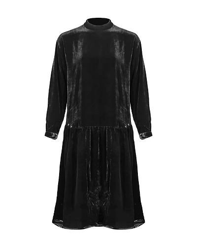 Eileen Fisher Velvet Drop Waist Dress