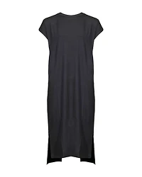 Eileen Fisher Viscose Jersey Crew Neck Dress