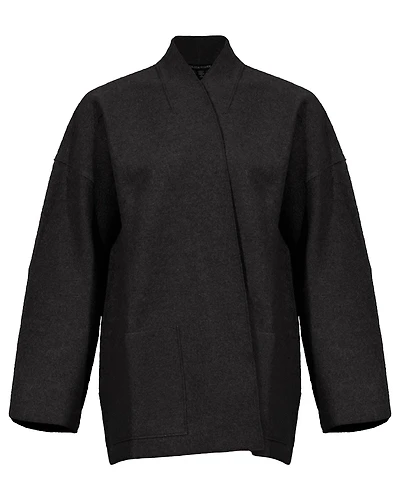 Wool High Collar Jacket