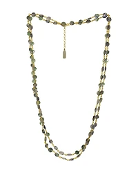 Diana Coin Necklace-Gold Lolite