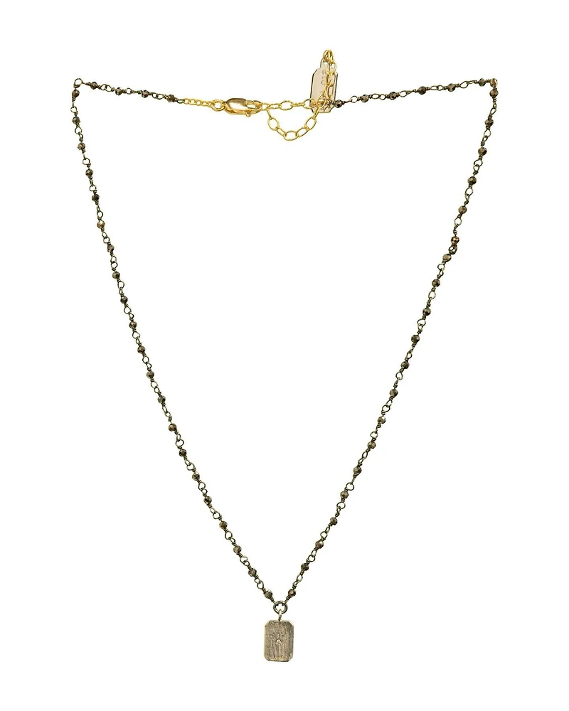 Mini Double Disc Necklace
