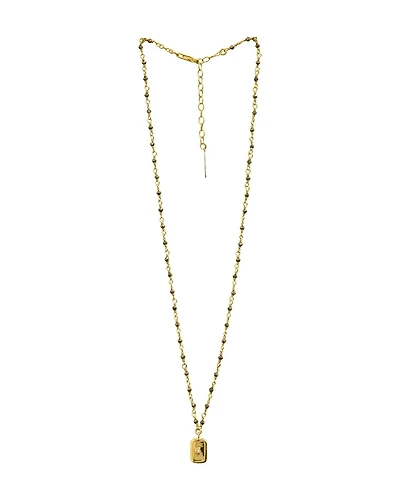 Mini Rectangle Chain Necklace