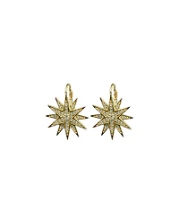 Starburst Leverback Earrings