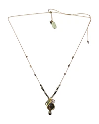 Sylvie Dangle Necklace Smoky Quartz