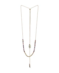 Sylvie Lariat Necklace Tourmaline